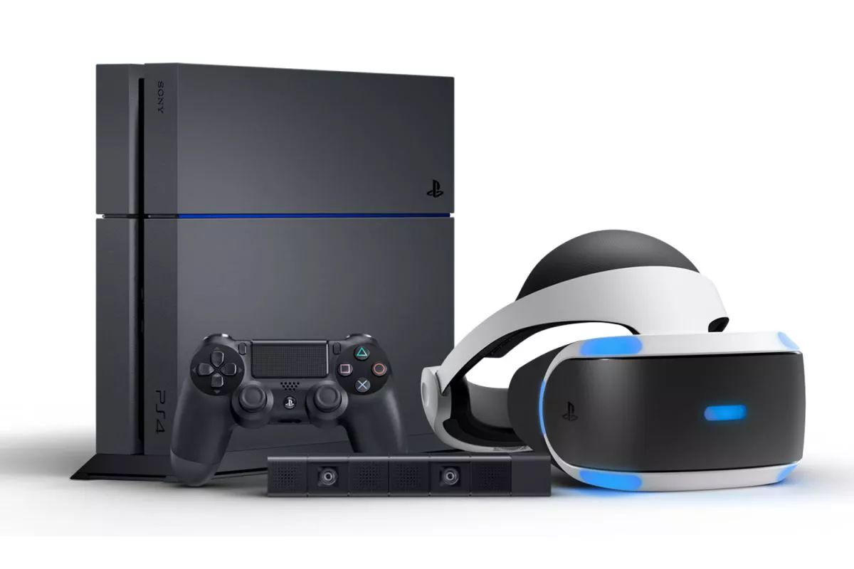 casco vr visor de realidad virtual para ps4